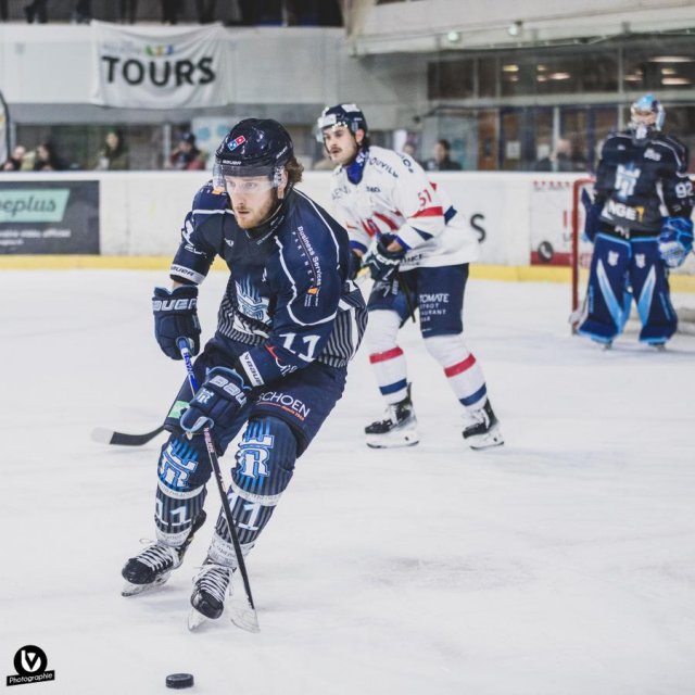 Photo hockey match Tours  - Caen  le 14/02/2024