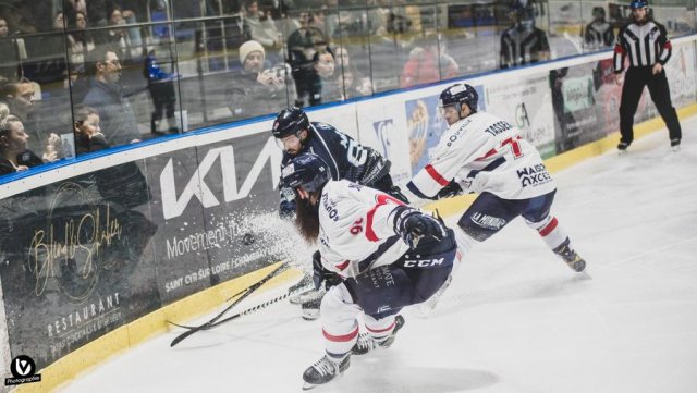 Photo hockey match Tours  - Caen  le 14/02/2024