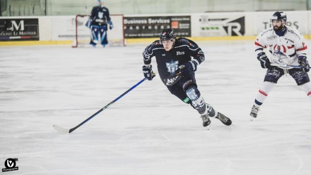 Photo hockey match Tours  - Caen  le 14/02/2024