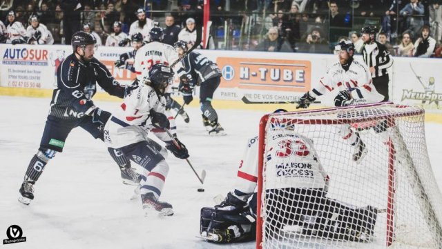Photo hockey match Tours  - Caen  le 14/02/2024