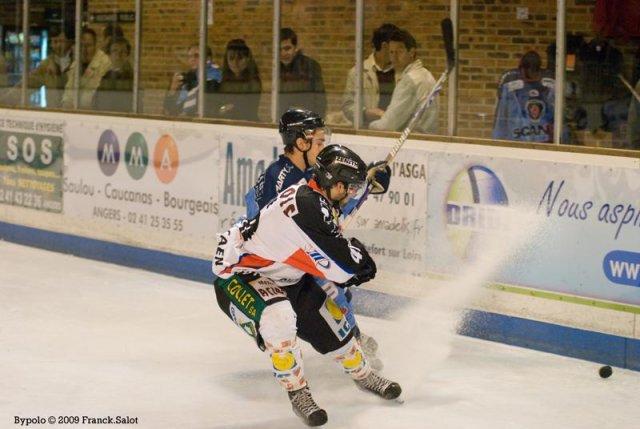 Photo hockey match Angers  - Caen  le 13/10/2009