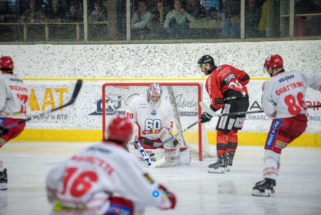 Photo hockey match Chamonix  - Grenoble  le 20/02/2024