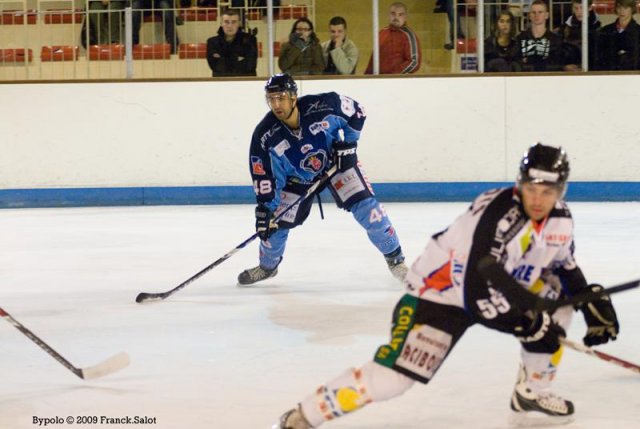 Photo hockey match Angers  - Caen  le 13/10/2009