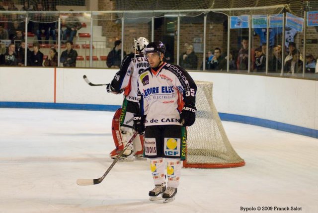 Photo hockey match Angers  - Caen  le 13/10/2009