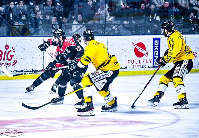 Photo hockey match Bordeaux - Rouen le 23/02/2024