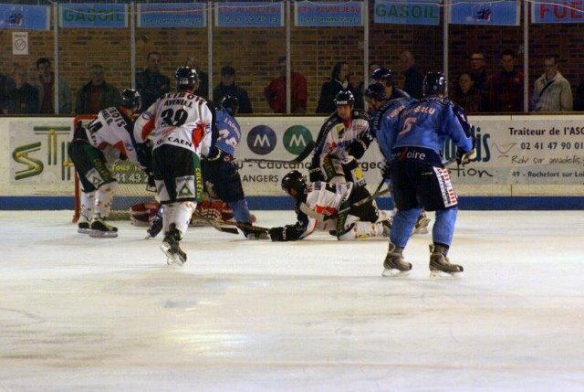 Photo hockey match Angers  - Caen  le 13/10/2009