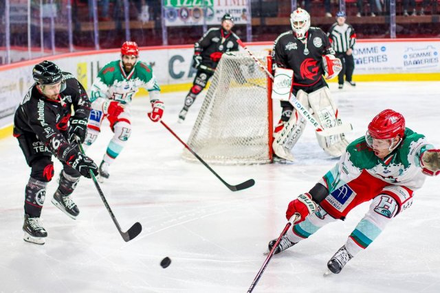 Photo hockey match Amiens  - Anglet le 23/02/2024
