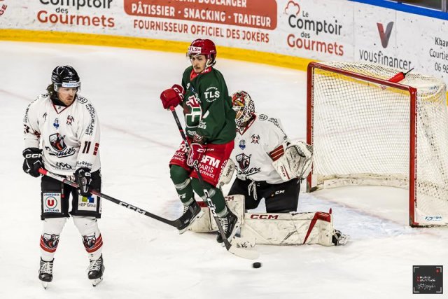 Photo hockey match Cergy-Pontoise - Chamonix  le 23/02/2024