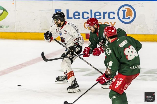 Photo hockey match Cergy-Pontoise - Chamonix  le 23/02/2024