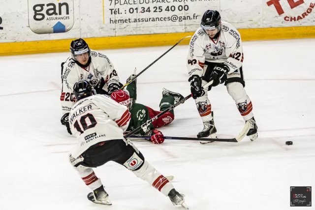 Photo hockey match Cergy-Pontoise - Chamonix  le 23/02/2024