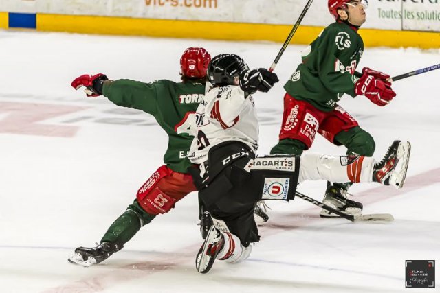Photo hockey match Cergy-Pontoise - Chamonix  le 23/02/2024