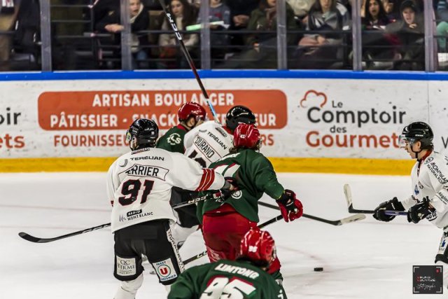 Photo hockey match Cergy-Pontoise - Chamonix  le 23/02/2024