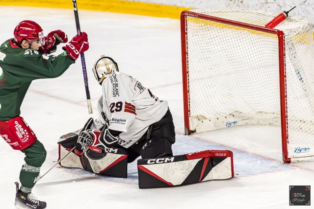 Photo hockey match Cergy-Pontoise - Chamonix  le 23/02/2024