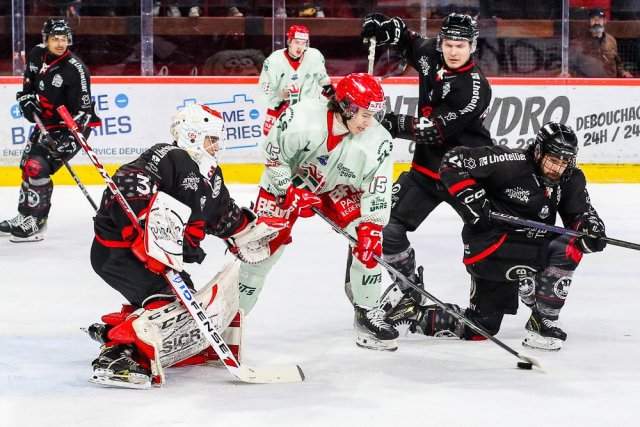Photo hockey match Amiens  - Cergy-Pontoise le 27/02/2024