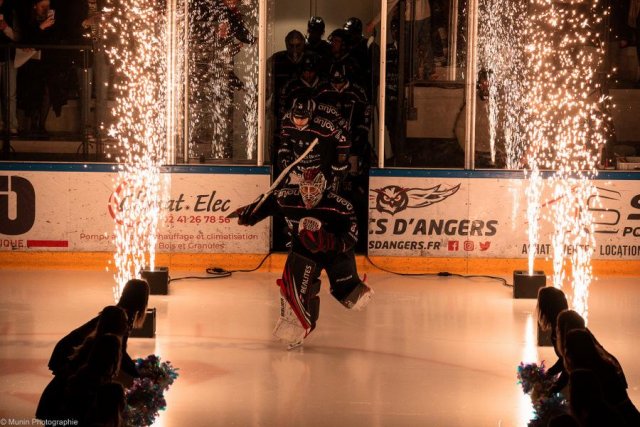 Photo hockey match Angers  - Grenoble  le 27/02/2024