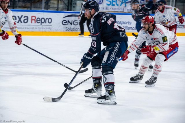 Photo hockey match Angers  - Grenoble  le 27/02/2024