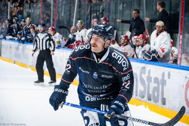 Photo hockey match Angers  - Grenoble  le 27/02/2024