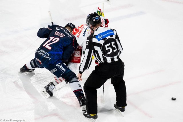 Photo hockey match Angers  - Grenoble  le 27/02/2024