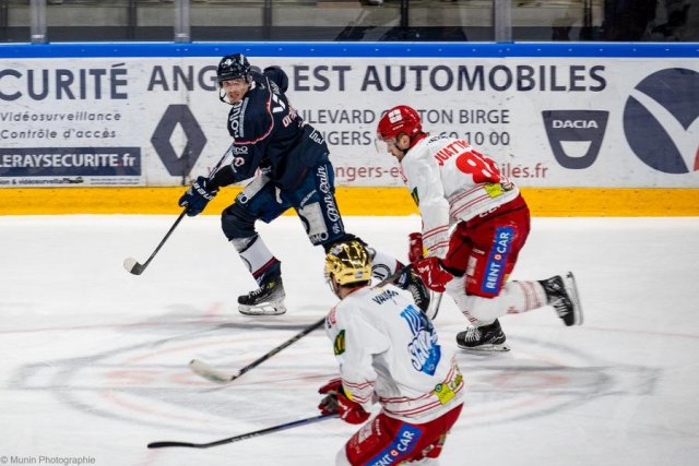 Photo hockey match Angers  - Grenoble  le 27/02/2024