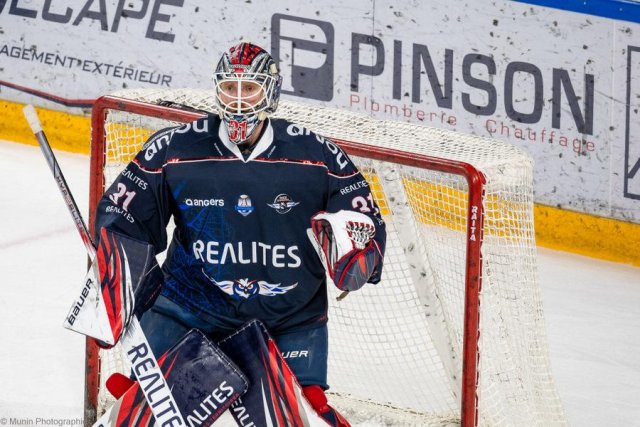 Photo hockey match Angers  - Grenoble  le 27/02/2024