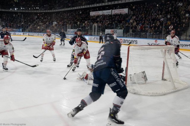 Photo hockey match Angers  - Grenoble  le 27/02/2024