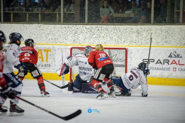 Photo hockey match Chamonix  - Angers  le 01/03/2024