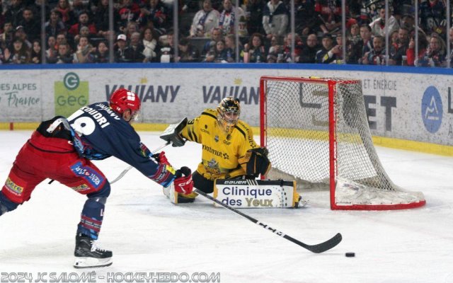 Photo hockey match Grenoble  - Rouen le 01/03/2024