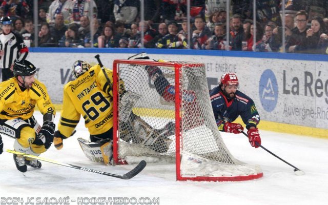 Photo hockey match Grenoble  - Rouen le 01/03/2024