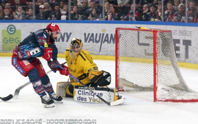 Photo hockey match Grenoble  - Rouen le 01/03/2024