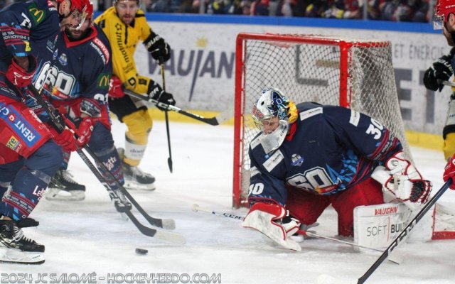 Photo hockey match Grenoble  - Rouen le 01/03/2024