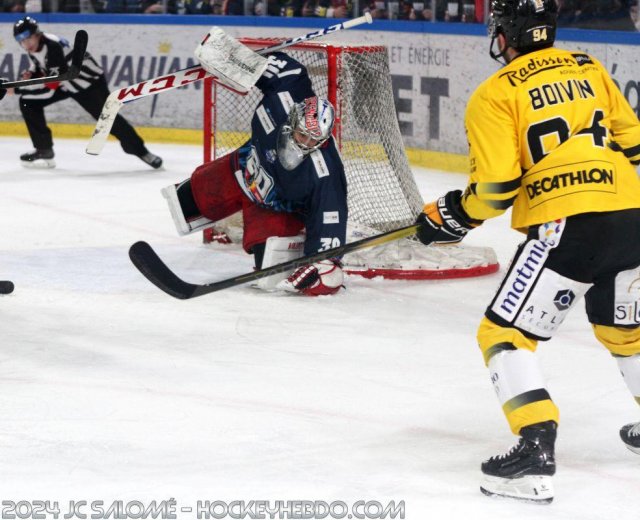 Photo hockey match Grenoble  - Rouen le 01/03/2024
