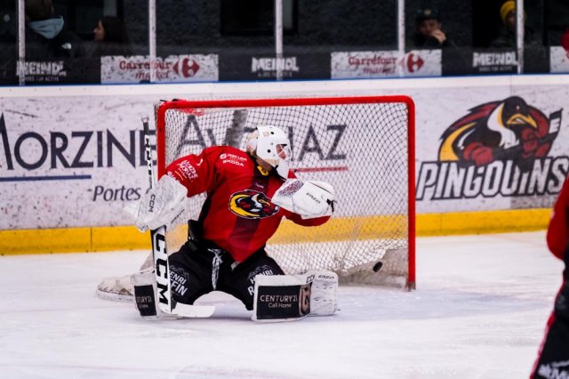 Photo hockey match Morzine-Avoriaz - Mont-Blanc le 02/03/2024