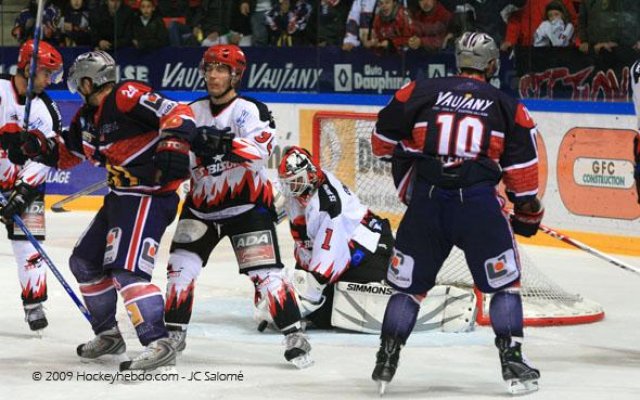 Photo hockey match Grenoble  - Neuilly/Marne le 17/10/2009