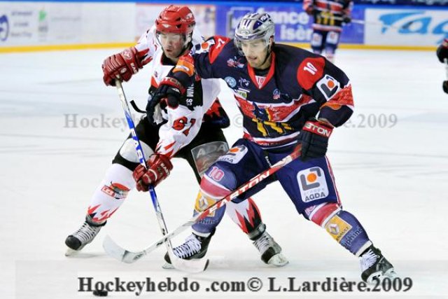 Photo hockey match Grenoble  - Neuilly/Marne le 17/10/2009