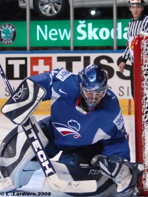 Photo hockey album Mondiaux : 4ème journée - France / Suède L. Lardière