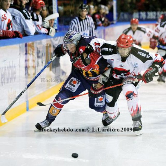 Photo hockey match Grenoble  - Neuilly/Marne le 17/10/2009