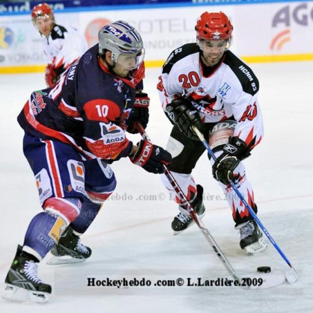 Photo hockey match Grenoble  - Neuilly/Marne le 17/10/2009