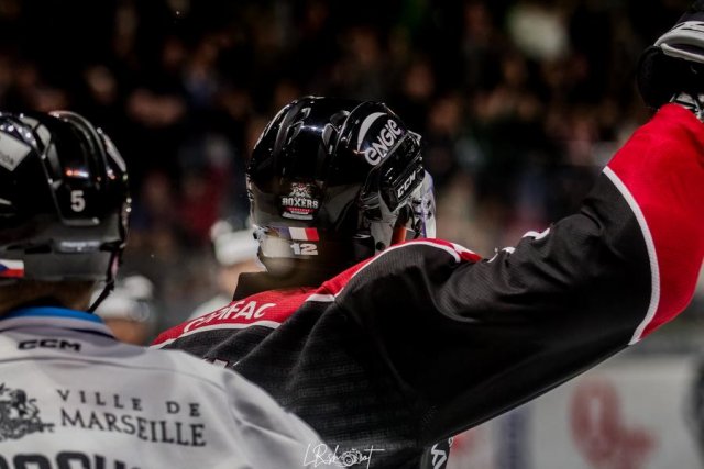 Photo hockey match Bordeaux - Marseille le 08/03/2024
