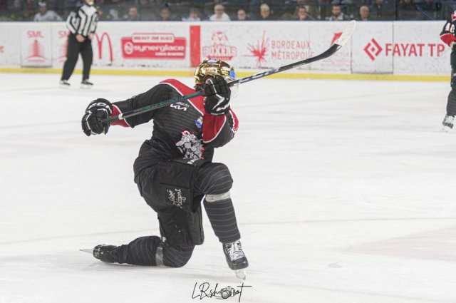 Photo hockey match Bordeaux - Marseille le 08/03/2024