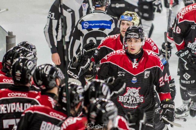 Photo hockey match Bordeaux - Marseille le 08/03/2024