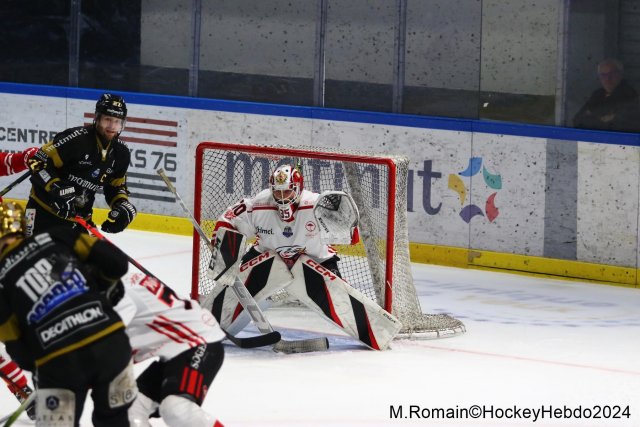 Photo hockey match Rouen - Nice le 08/03/2024