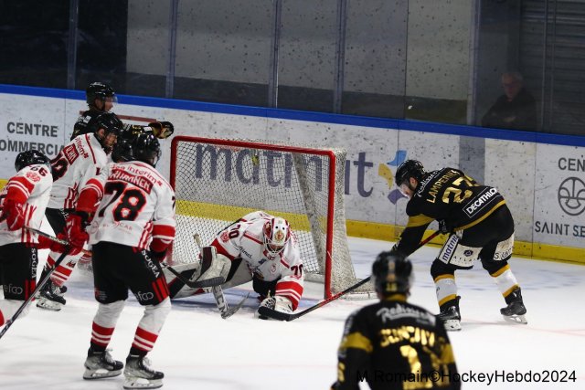 Photo hockey match Rouen - Nice le 08/03/2024