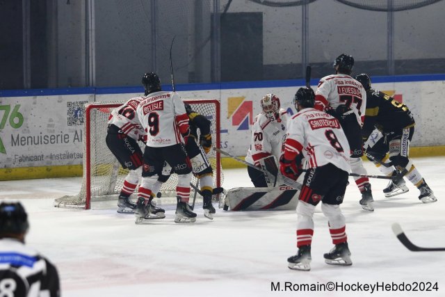 Photo hockey match Rouen - Nice le 08/03/2024