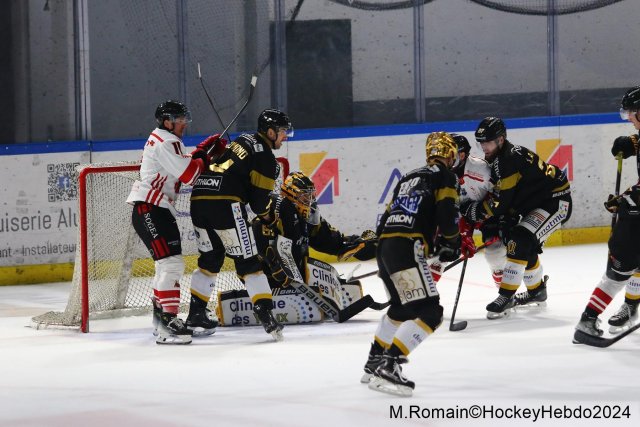 Photo hockey match Rouen - Nice le 08/03/2024
