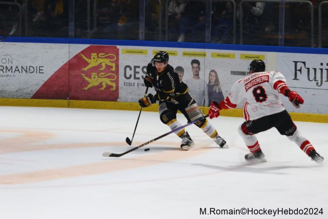 Photo hockey match Rouen - Nice le 08/03/2024