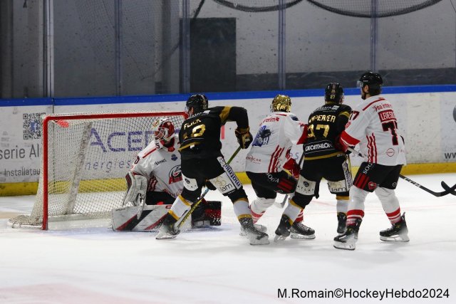 Photo hockey match Rouen - Nice le 08/03/2024