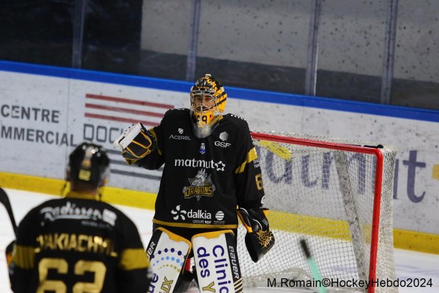 Photo hockey match Rouen - Nice le 08/03/2024