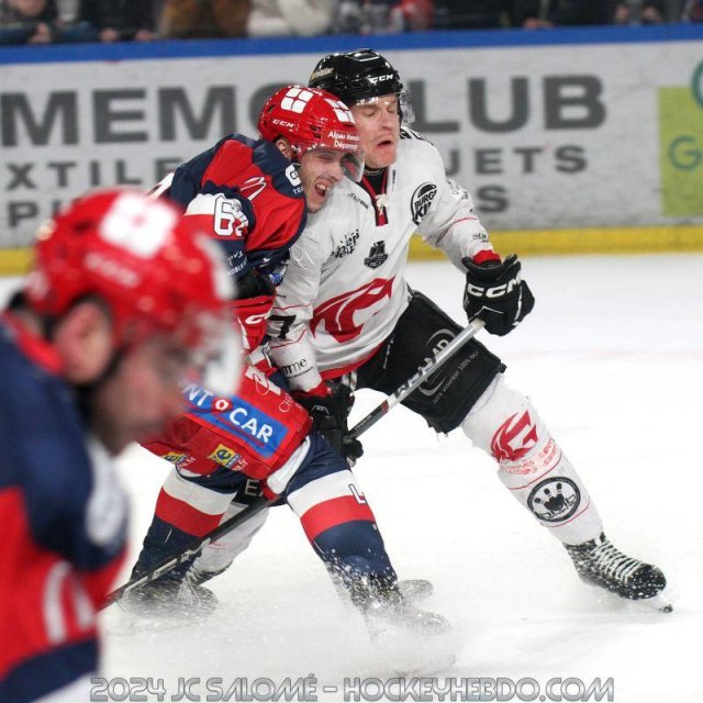 Photo hockey match Grenoble  - Amiens  le 09/03/2024