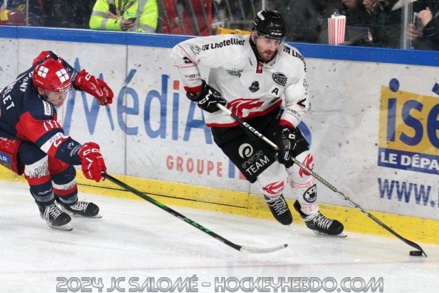 Photo hockey match Grenoble  - Amiens  le 09/03/2024