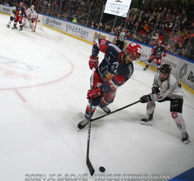 Photo hockey match Grenoble  - Amiens  le 09/03/2024